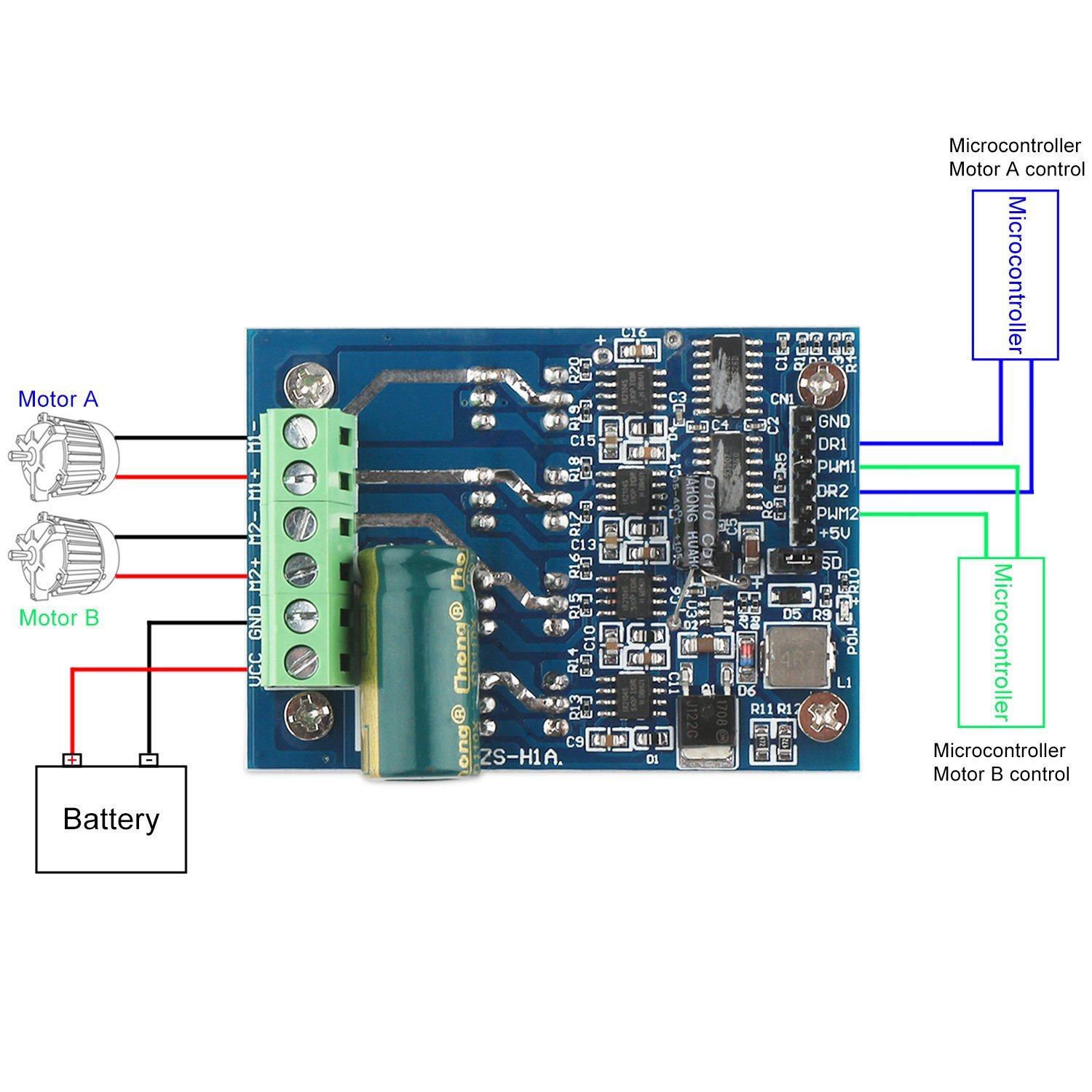 No documentation for DC Motor controller – Drok.Blog